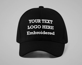 Custom Hat Embroidery / Personalised Hat / Any logo