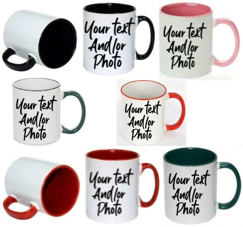 Personalised Mug Customised Mug Personalized Mug Your Design Etsy