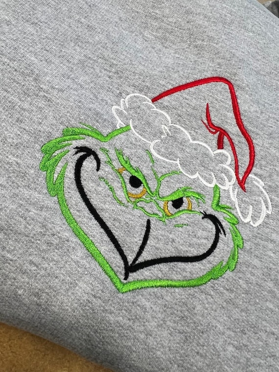Etsy grinch sweatshirt sales