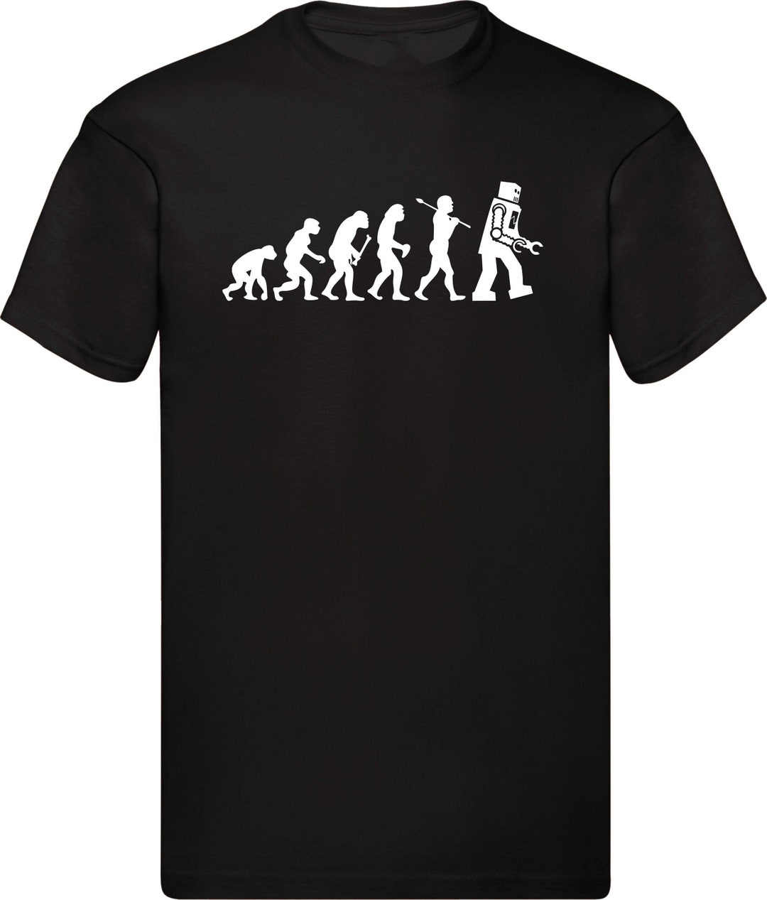 Robot Evolution Tshirt Hilarious, Sheldon Flash Big Bang Shirt