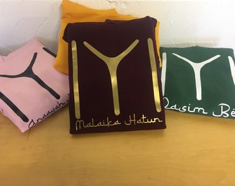 Moletom com capuz Kayi com tema Ertugrul personalizado Nome bey crianças e adultos IYI Hoodie - IYI - Bey Alp Hatun Hoodie - Nome Hoodie