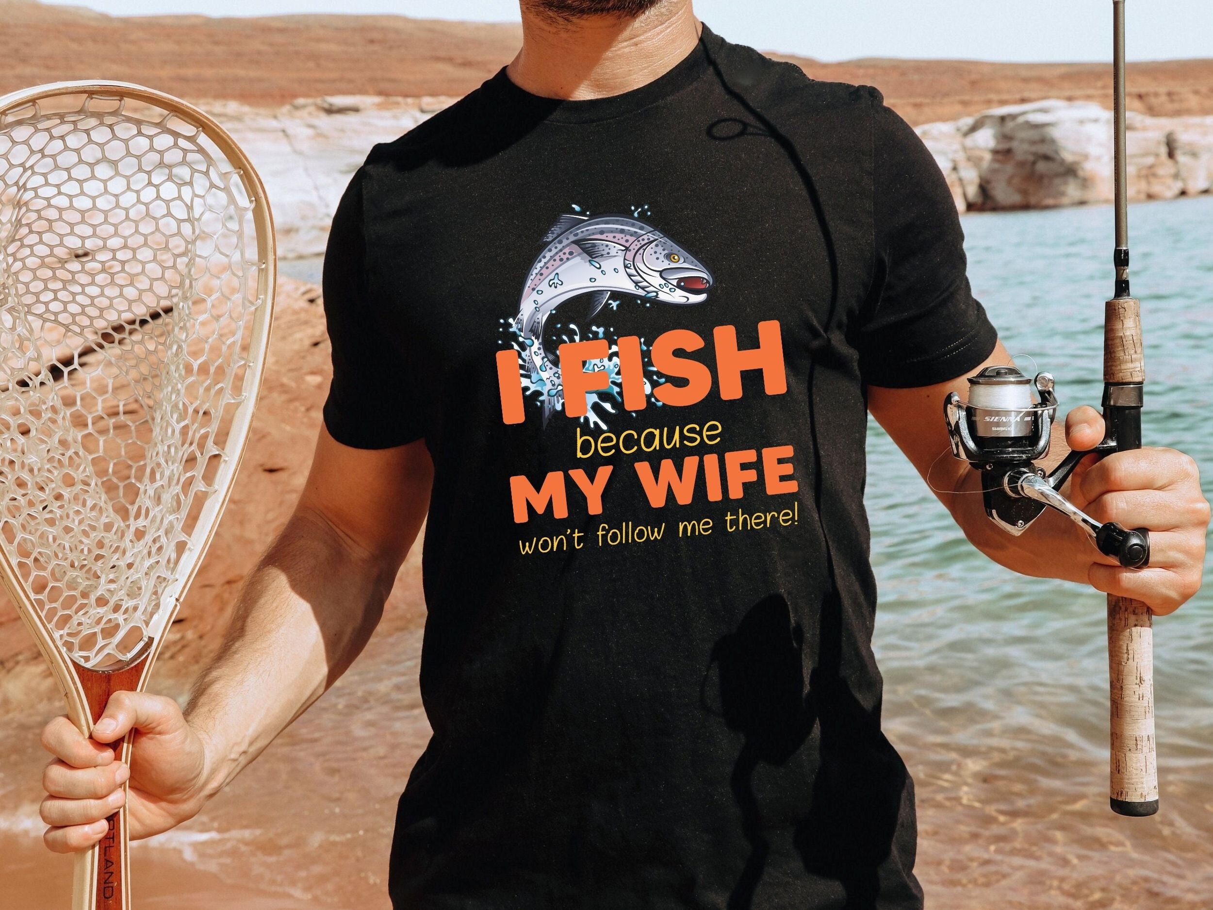 Fishing Wife T Shirt -  Canada