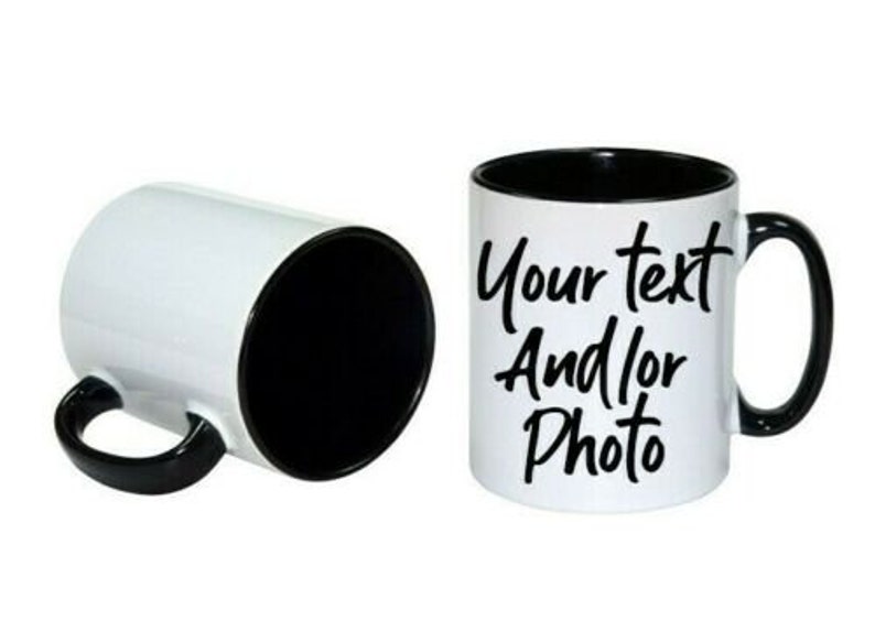 Colored Mug Customized Mug Personalized Mug Your Design Here Etsy