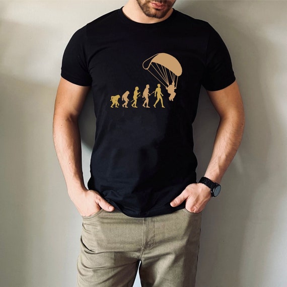 Evolution des Menschen Paragliding T-Shirt Lustiges Gleitschirmflieger Shirt  Fallschirmspringer Shirt Pilot Geburtstagsgeschenk Familie Geschenke  Weihnachten Xmas T-Shirt Tops - Etsy.de
