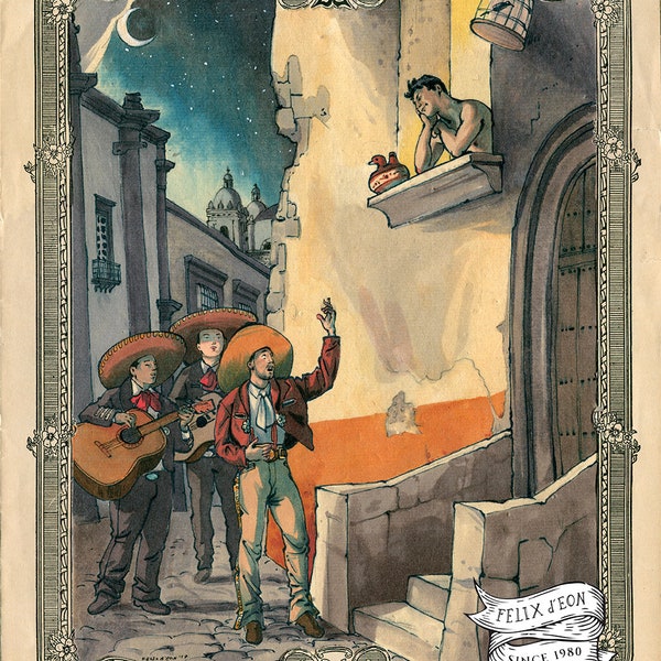 La serenata. Gay art, queer, lgbtq, Felix d'Eon.