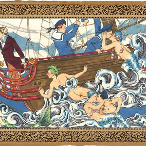 Farewell Voyage. Queer, gay, romance, merman, gay artist, Felix d&#39;Eon.