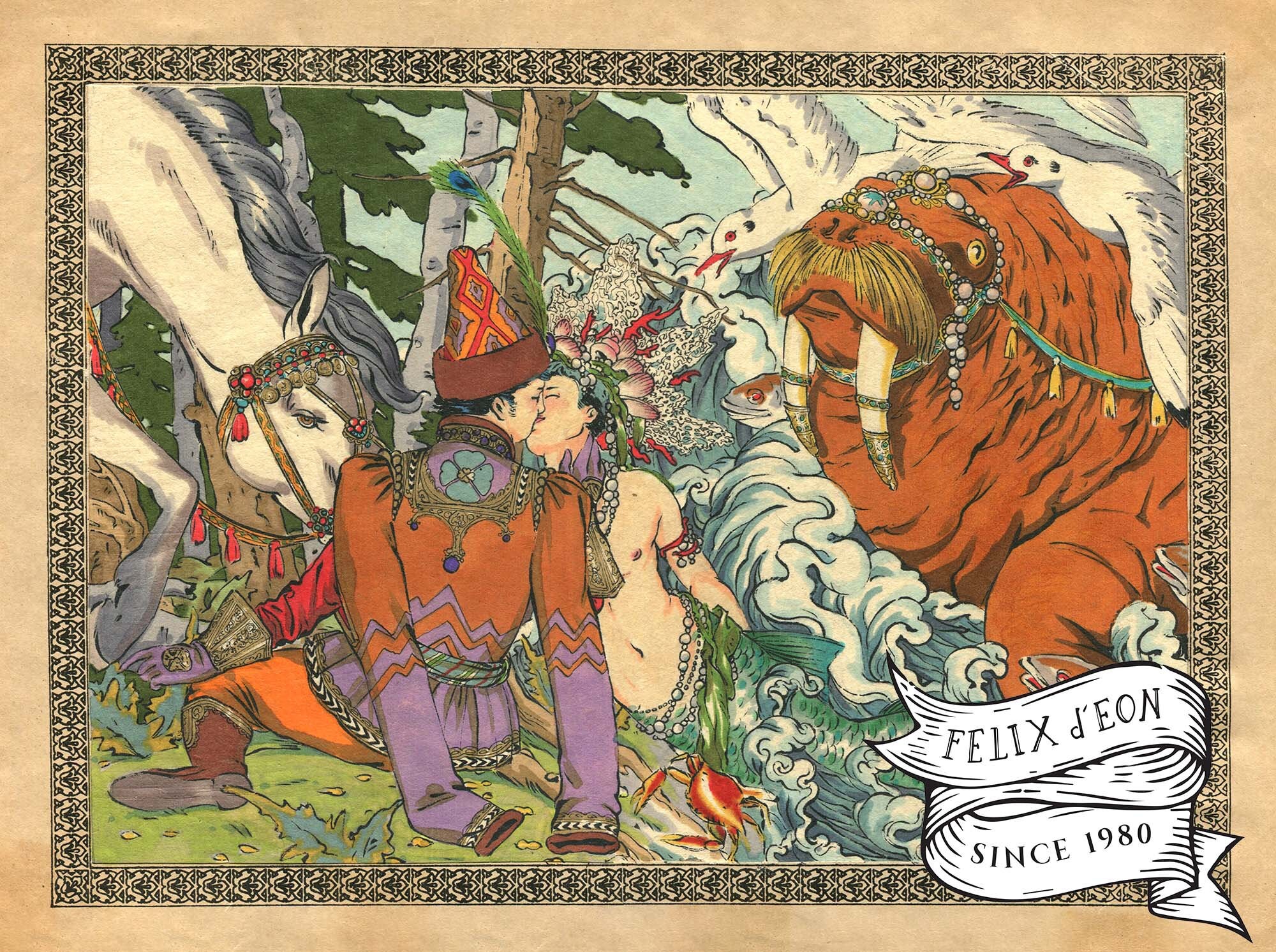 Russian Fairy Tale 3. Gay Art Queer Vintage Queer Gay Etsy