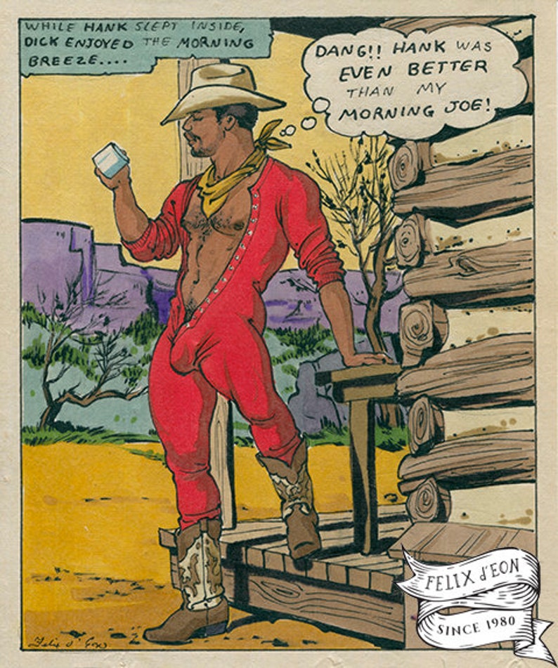 union suit queer felix deon lgbtq comic queer Morning Joe african-american gay art