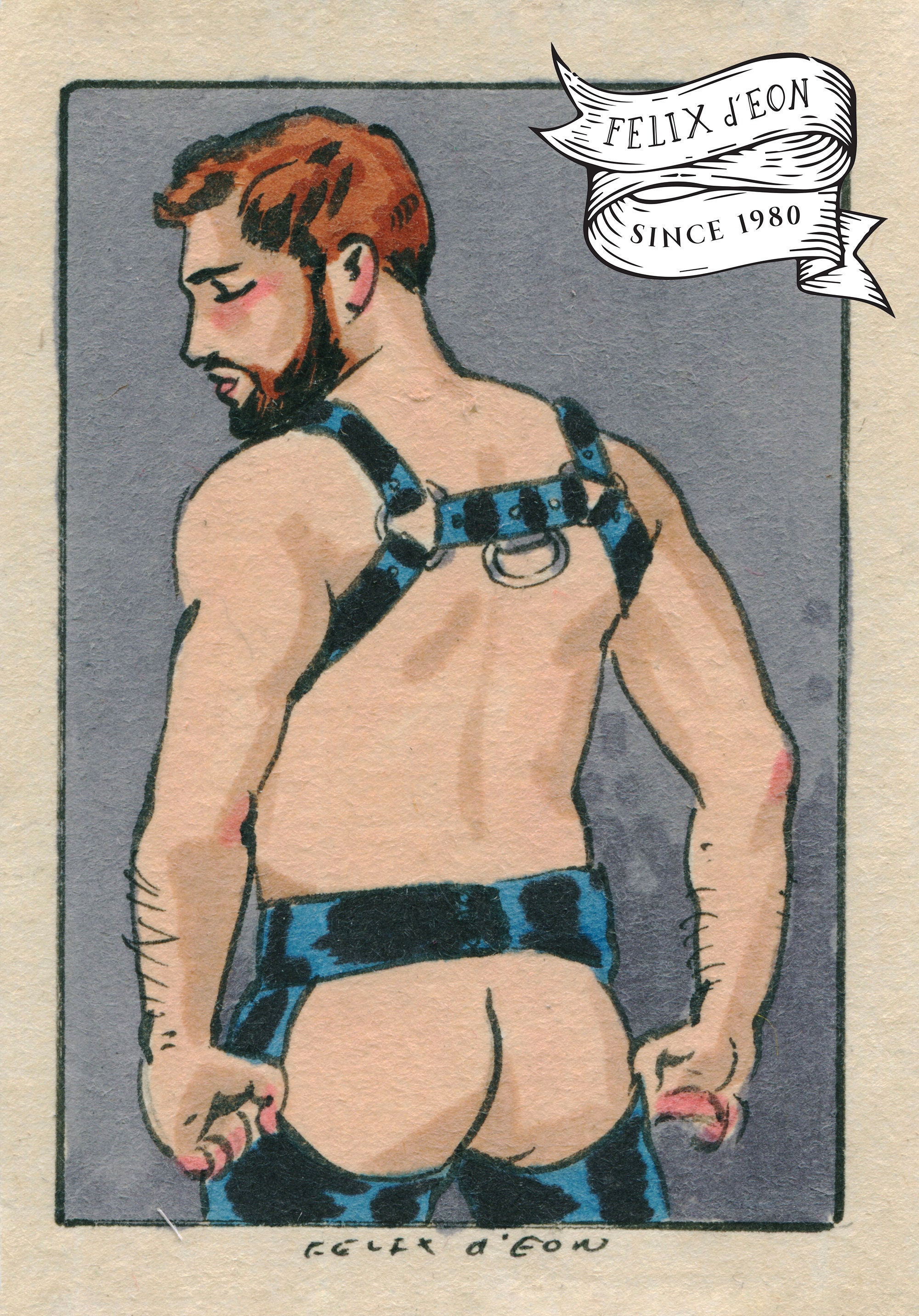 Gay bondage drawings