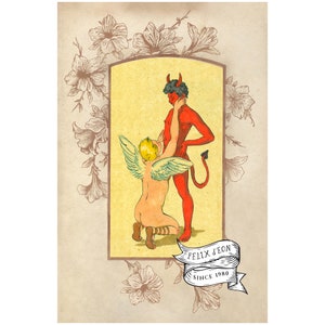 Naughty is nice. Gay, queer, gay art, LGBT. Felix d&#39;Eon.