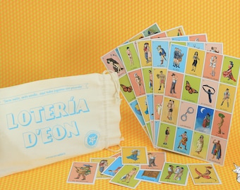 Lotería Board Game 9 Players. LGBTQ, Pride, Queer, Latinx, Loteria, Mexican, Game, Mexico, vintage, gay, Gayartist, Felix d&#39;Eon.