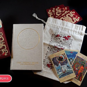DHL Shipping - Tarot Yohualli Ehecatl Deck and Book. Mexica Aztec Tarot, Mayor Arcana, Minor Arcana, Corazón Mexica.
