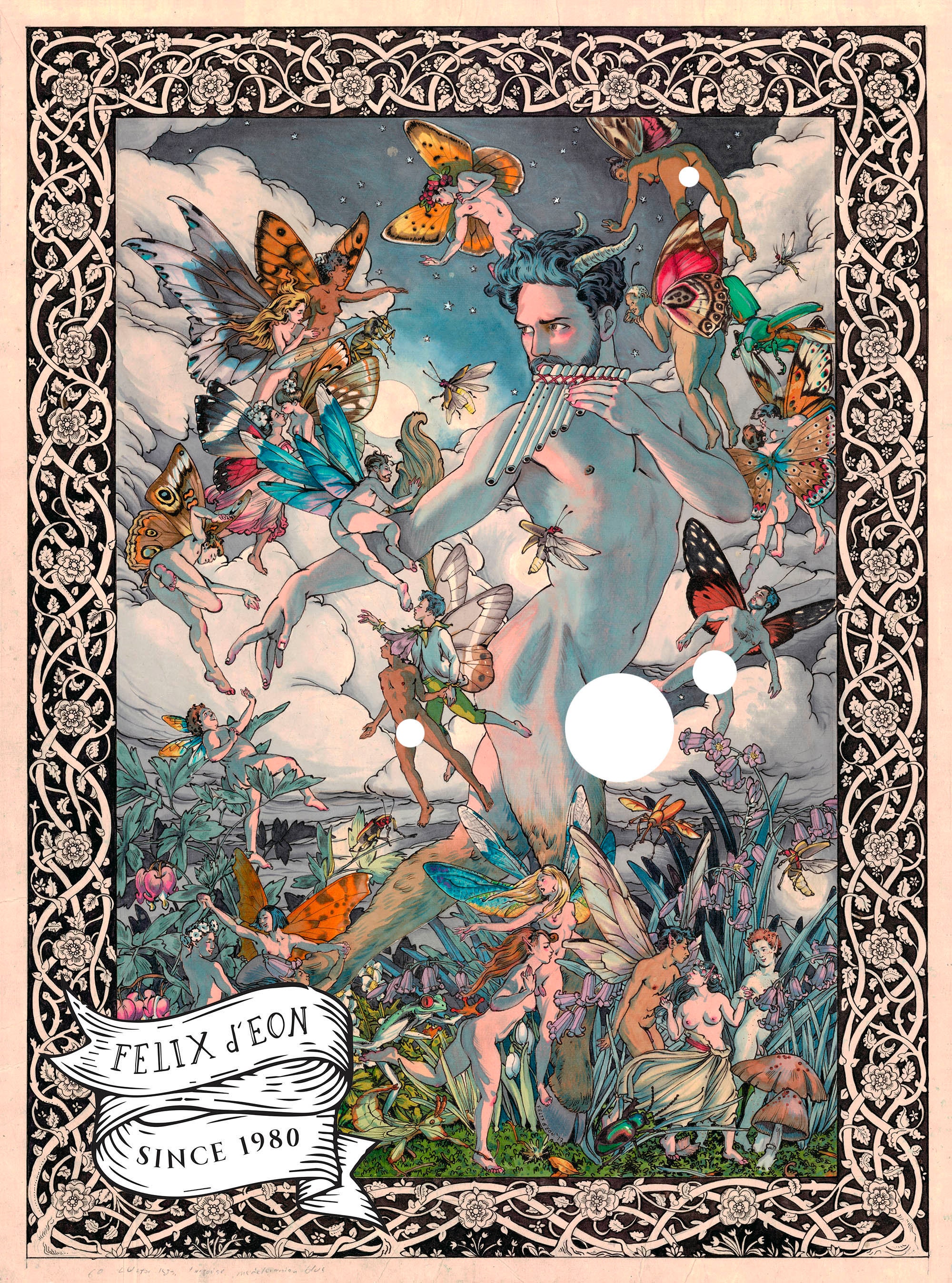 El Fauno Y Las Hadas. Gay Art Queer Felix Deon Lgbtq Faun - Etsy Australia