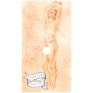 Sebastian. Gay, queer, gay art, gay artist, Felix d'Eon.