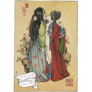 A Tang affair. Lesbian, love, romance, queer, gay artist, Felix d'Eon.