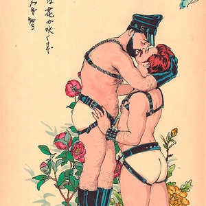 Sweet Captain, queer, felix deon, lgbtq, kiss, gay, leather