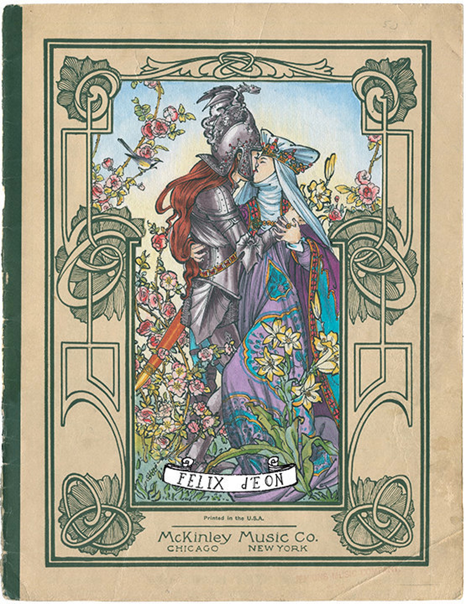 A Medieval Romance lesbian art queer felix deon queer Etsy