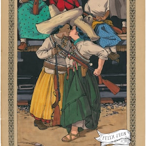 Las Adelitas. Lesbian art, queer, lgbtq, mexico, women, Felix d&#39;Eon.