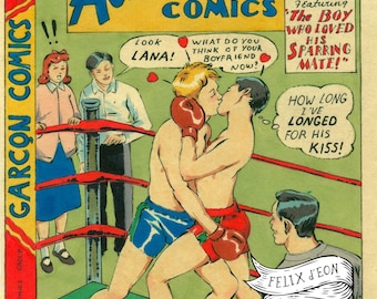 The Boy Who Loved His Sparring Mate. Gay, queer, LGBT, queer, love, gay artist. Felix d'Eon.