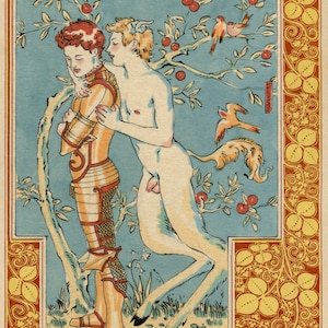 A Fauns Conquest. Queer, gay art, fauns, LGBT. Felix d&#39;Eon.