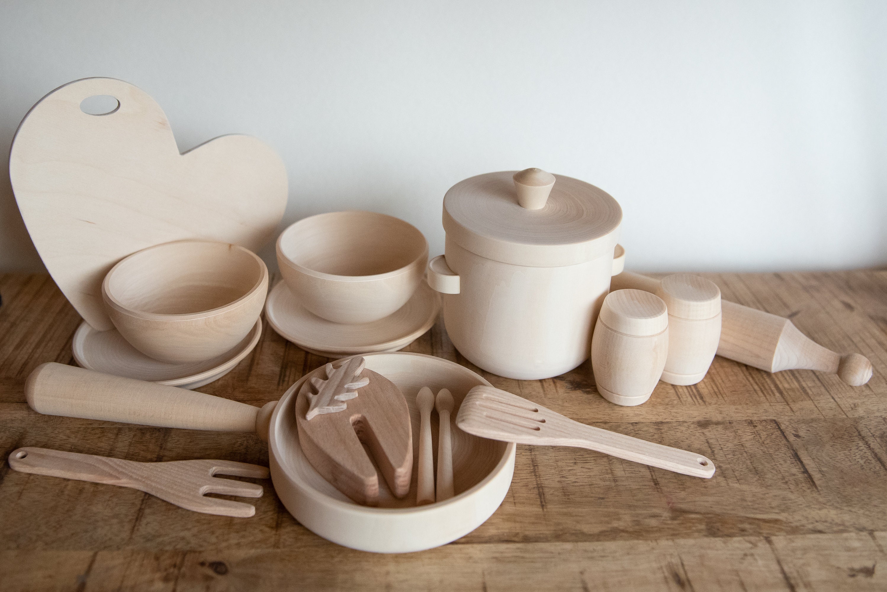 Wooden play kitchen accessories wooden play kitchen set Etsy