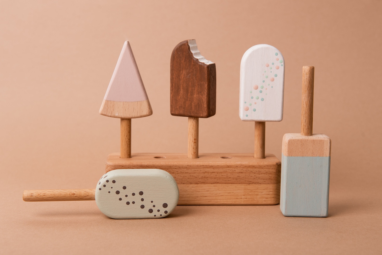 Wooden Ice Cream Toy Wooden Ice Cream Set Wooden Play Food Etsy Australia