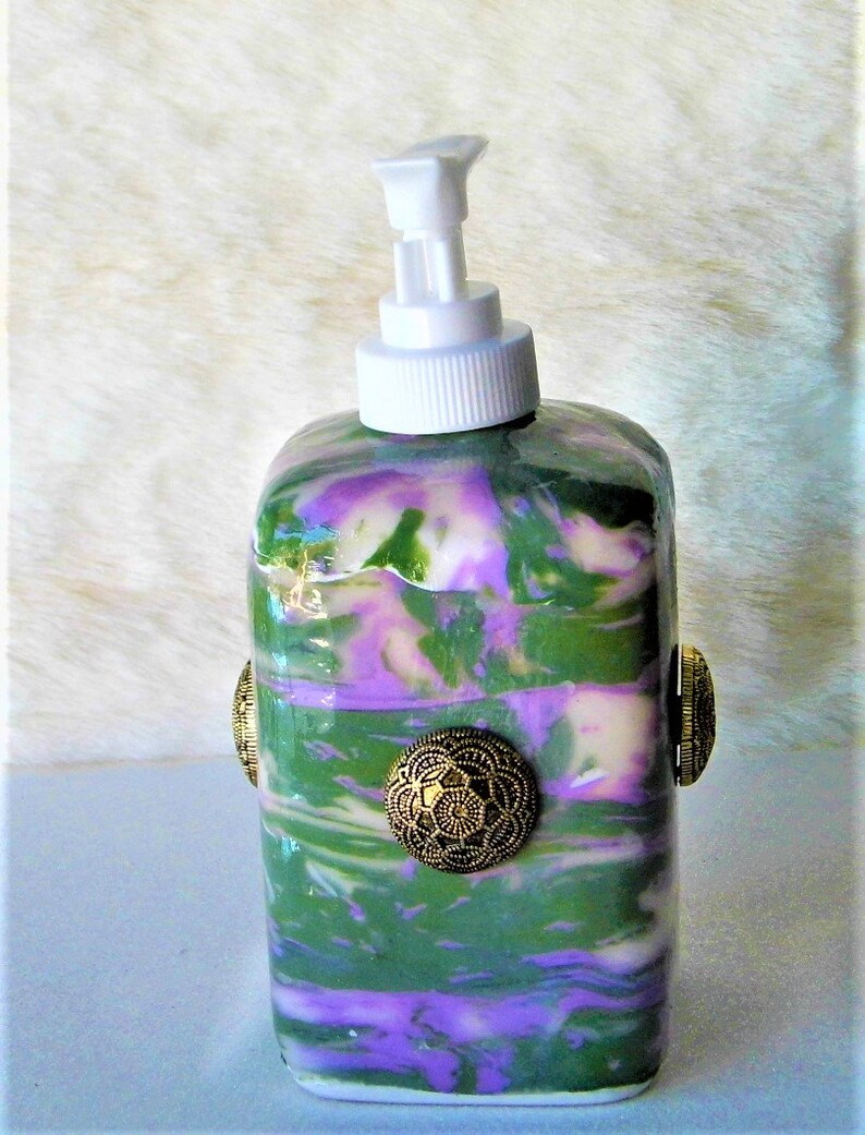 Soap and Lotion Dispenser With Matching Ring Dish 3 Piece Etsy