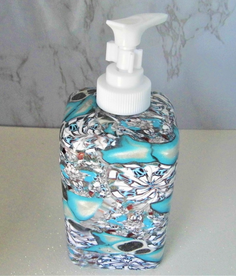 Soap/lotion Dispenser and Matching Ring/soap Dish 2 Piece Etsy