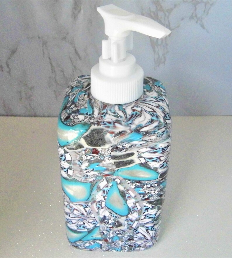 Soap/lotion Dispenser and Matching Ring/soap Dish 2 Piece Etsy