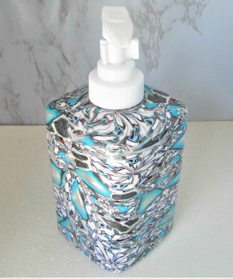 Soap/lotion Dispenser and Matching Ring/soap Dish 2 Piece Etsy