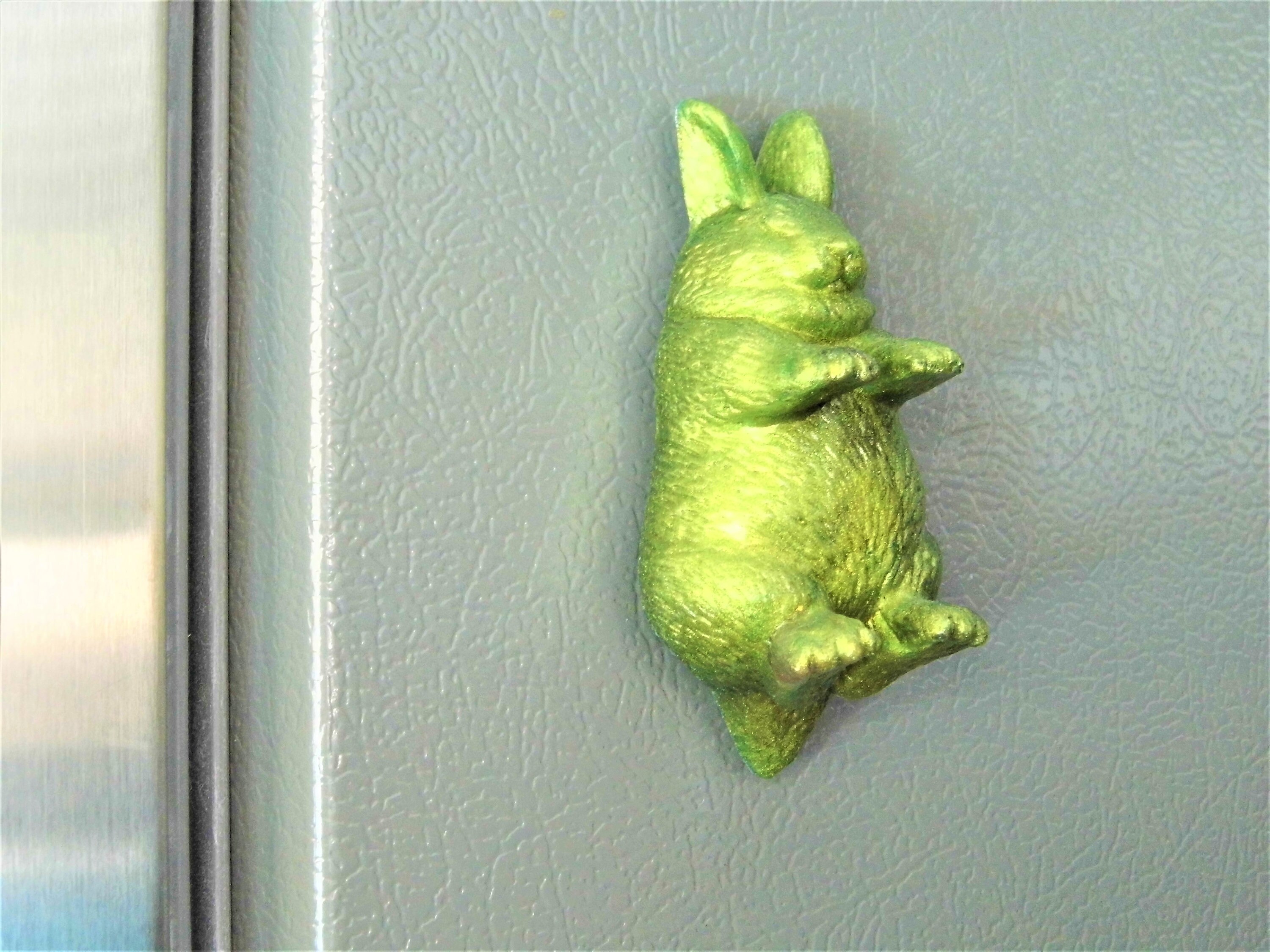 large resin rabbit