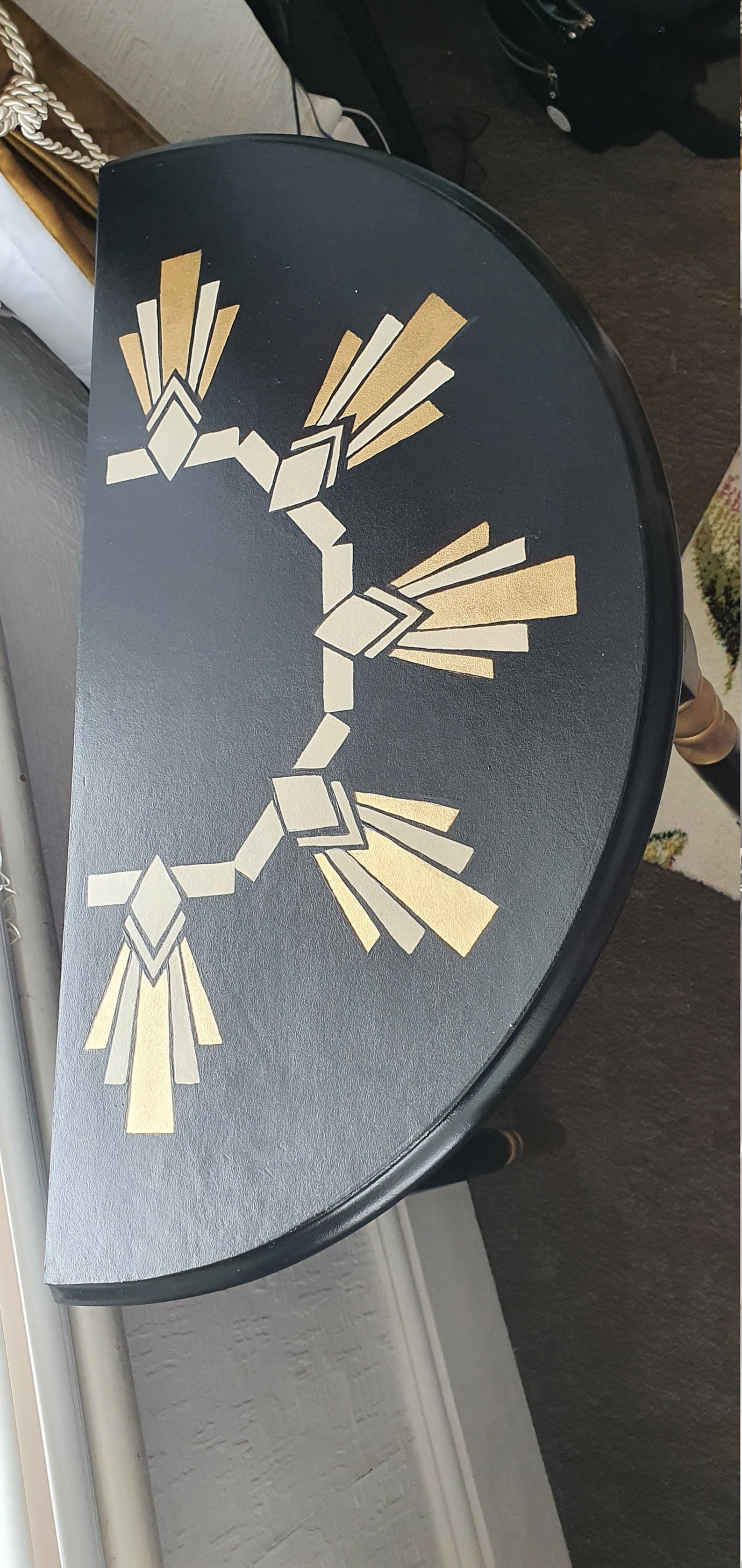 Art Deco Half Moon Table Now Sold but Can Re Create Etsy UK