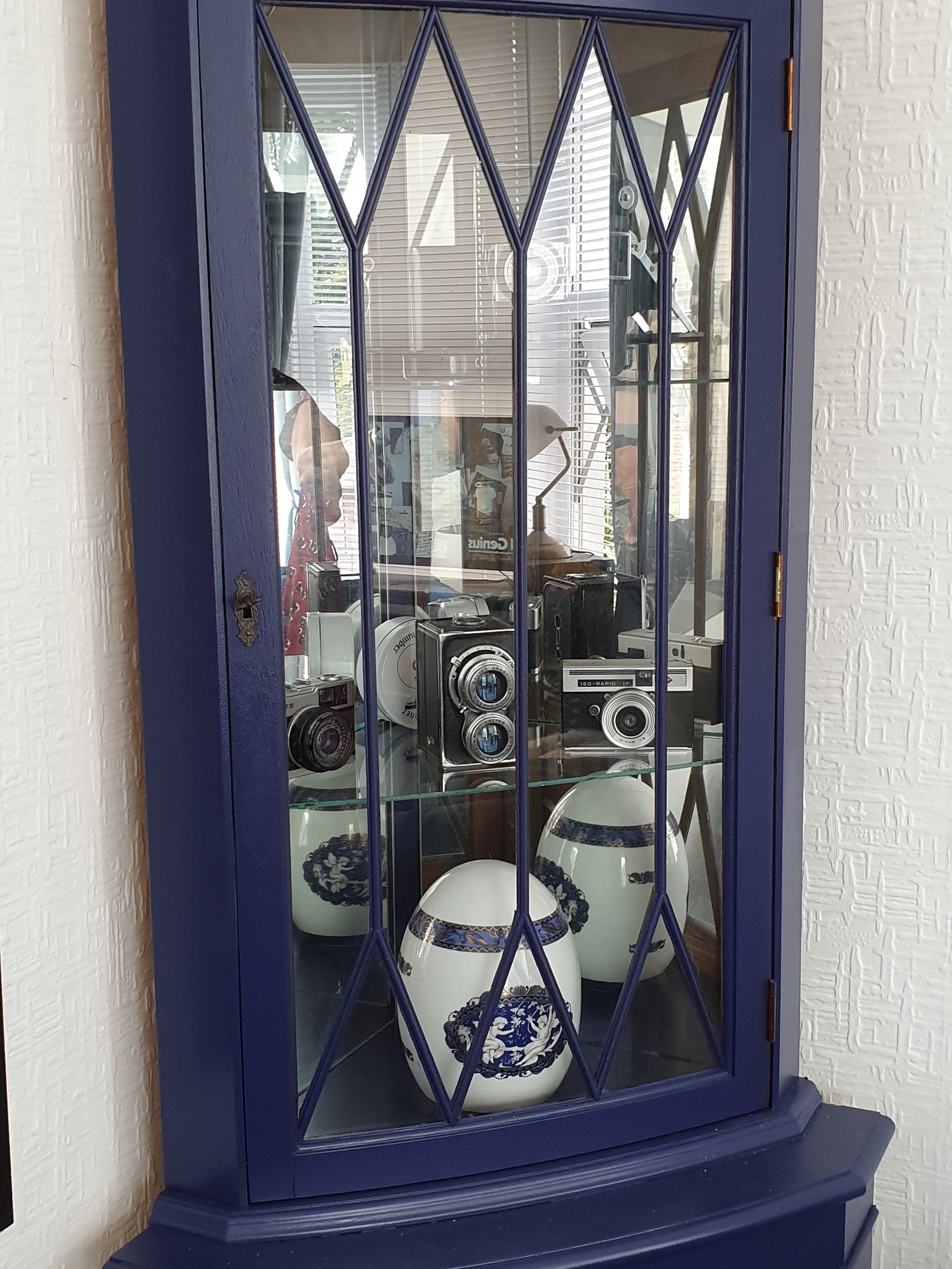 Stunning Corner in Navy Blue Etsy