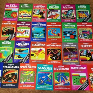 ACTIVISION ATARI Box Art HUGE Bundle.