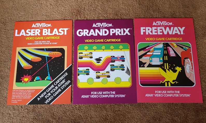 ACTIVISION ATARI Box Art HUGE Bundle. - Etsy