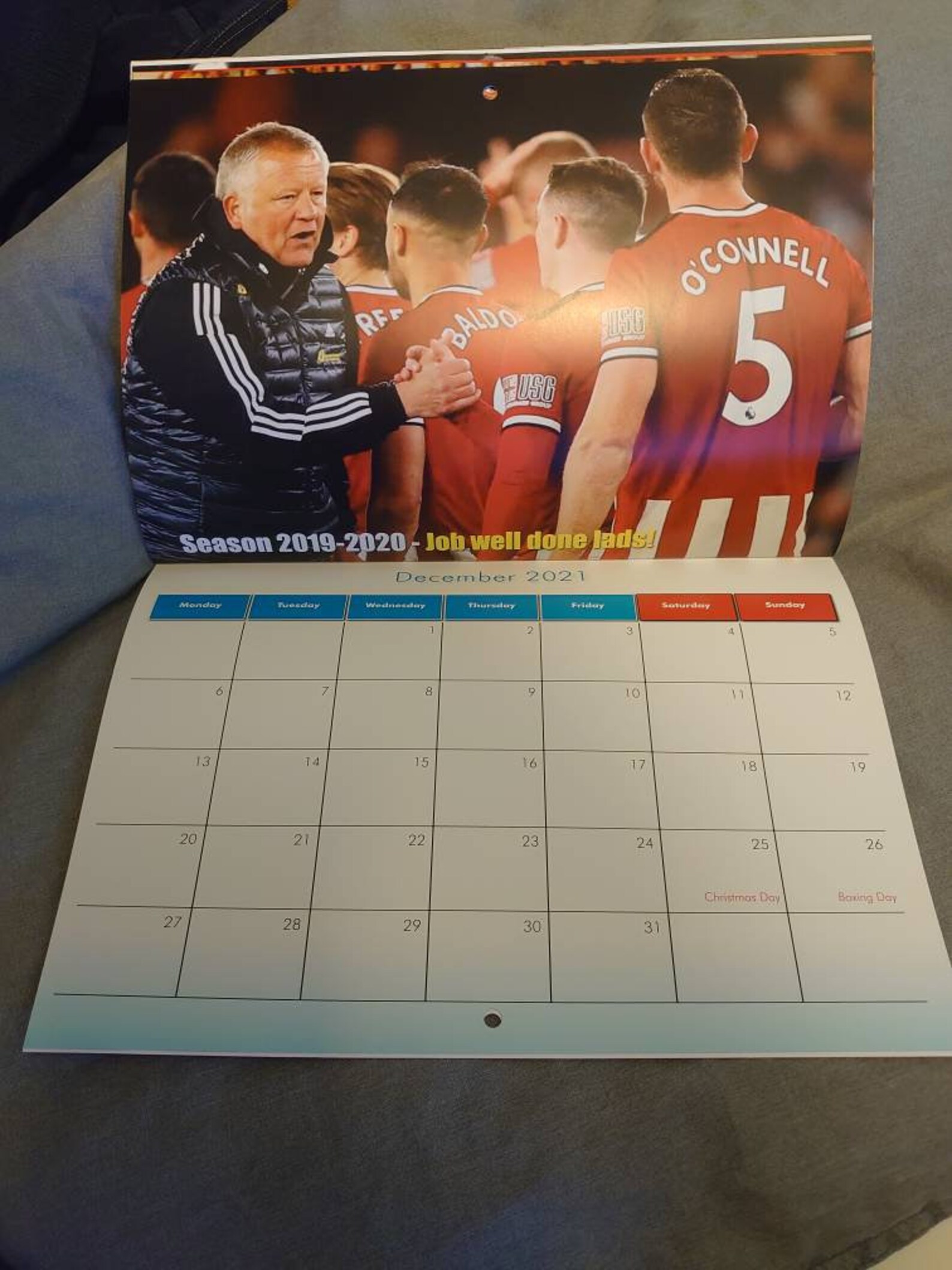 Sheffield United framed Picture and 2021 Calendar bundle Etsy