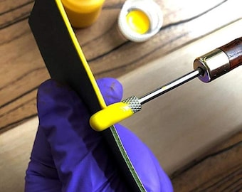 Leather Edge Paint Roller Applicator Edge Tool Leather Dye Painting Pen Leather Craft Tools Accessories