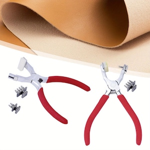 Spacing Leather Craft Hole Punch Tools Hand Held Pliers Diamond Sewing Stitching Chisel Pricking Iron  2/4 Teeth
