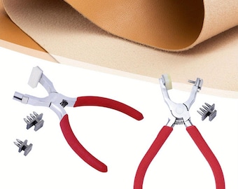 Leather Craft Hole Punch Pliers: 4mm Stitching Chisel
