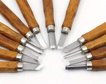 3/5/12 stks Houtsnijwerk Gereedschap Set Handleiding Houtsnijwerk Hand Beitelen Houtbewerking DIY Carving Tool Art Carving: