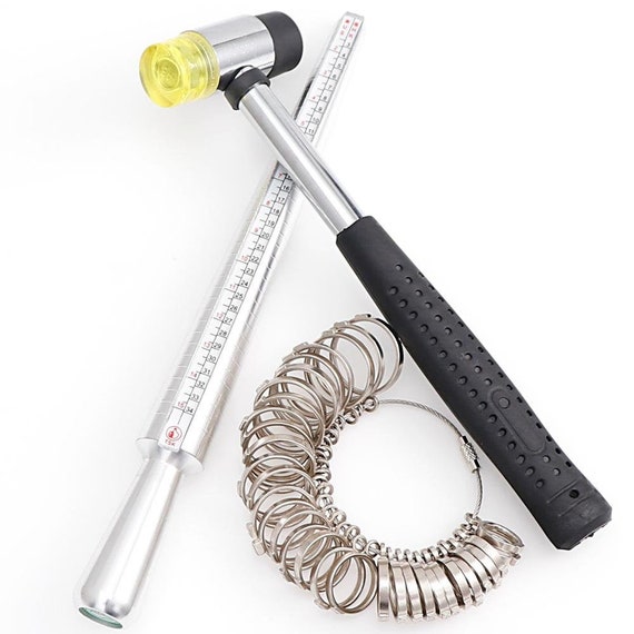 JTS Ring Mandrel & Finger Sizer Gauge Set - Plastic Sizing Stick For Jewelry Making (Sizes 1-15) 4 thumbnail image