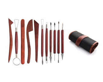 Pottery Sculpting Tool Set, Clay Carving Kit (12/17PCS)