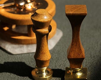 Set voor het verwarmen van lakzegels, stempel met houten handvat, stempeltool voor brief- en enveloppen, trouwuitnodigingen