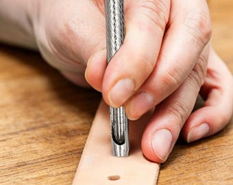 Juego de 4 herramientas para perforar cinturones de cuero