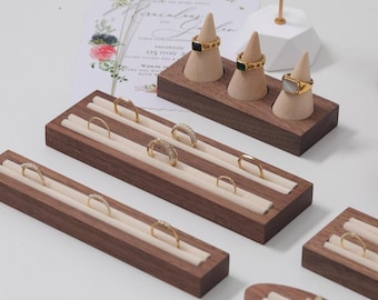 Elegant Ring Display Stand, Jewelry Organizer Tray