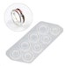 1 Set Flat Finger Ring Silicone Mold Resin Silicone Molds Jewelry Making Tools Epoxy Resin Craft Mold Cabochons DIY Ring Mould 15-22mm 