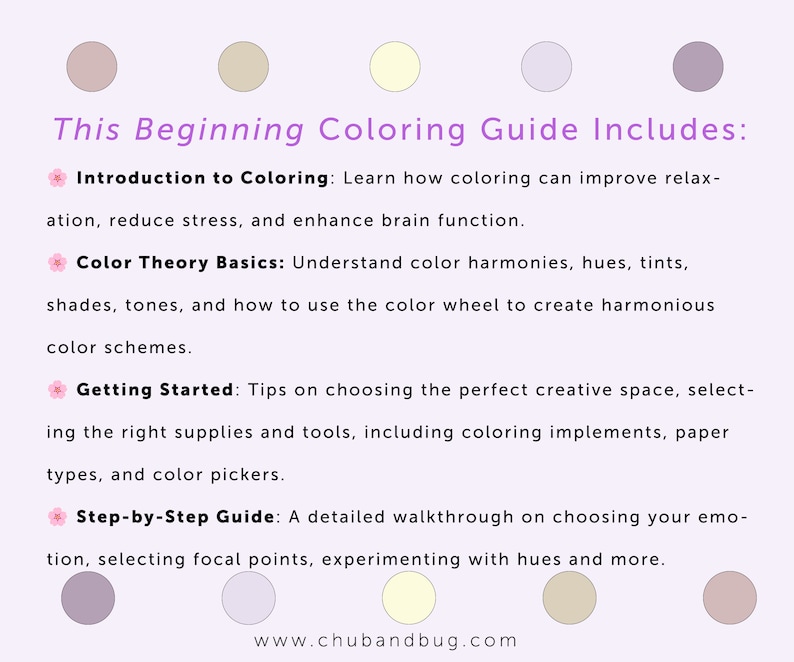 Beginning Coloring Guide: Color Theory & Worksheets (printed Book) - Etsy