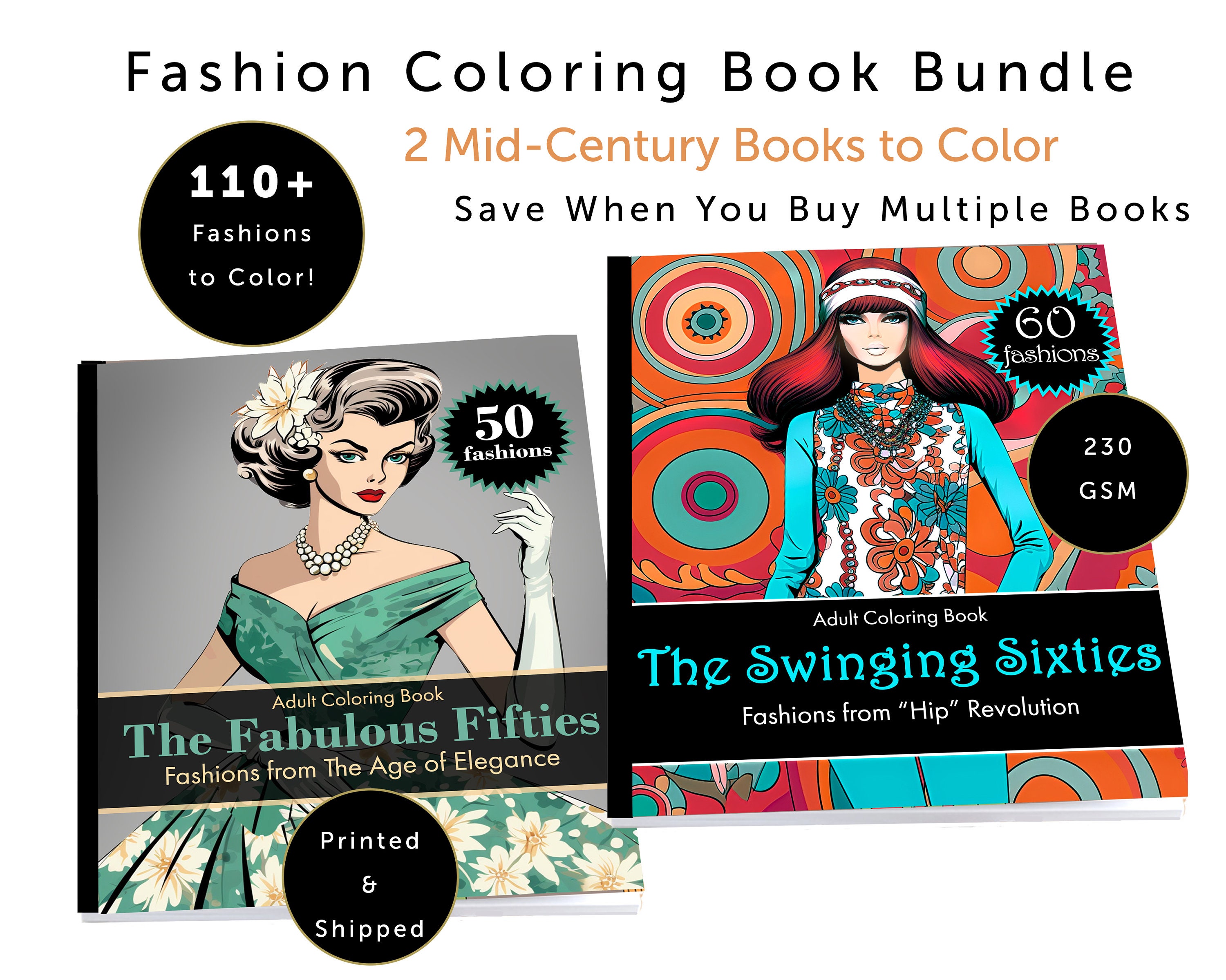 60s Fashion Book - Etsy