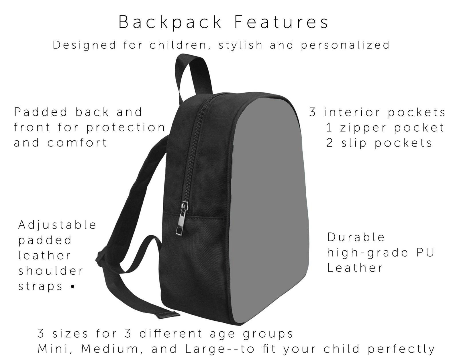 Unicorn Backpack and Lunch Bag Personalized Backpack With Matching