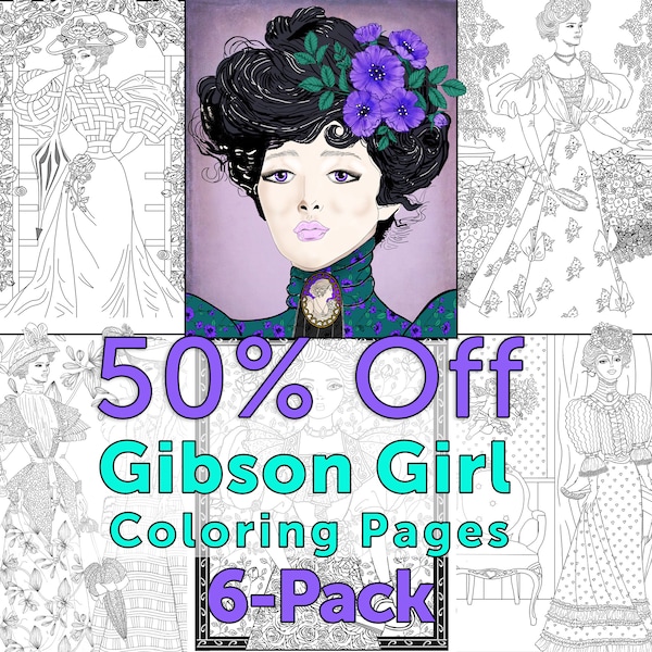 Gibson Girl - Etsy